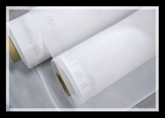 Trung Quốc Độ giãn dài thấp Polyester Màu trắng và màu vàng Màn hình in ấn Lưới 90T-180T cho in ấn gốm nhà máy sản xuất